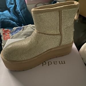 Madden Girl Rhinestone boots size 7.5